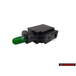 Genuine VW Bulb Carrier With Bulb Green - 357919243A K25