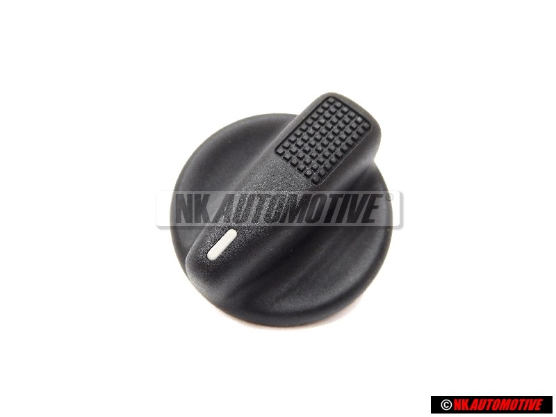 Genuine VW Rot. Knob Satin Black - 357927533 01C