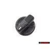 Genuine VW Rot. Knob Satin Black - 357927533 01C