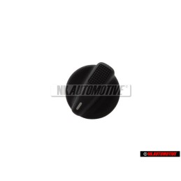 Genuine VW Rot. Knob Satin Black - 357927533 01C
