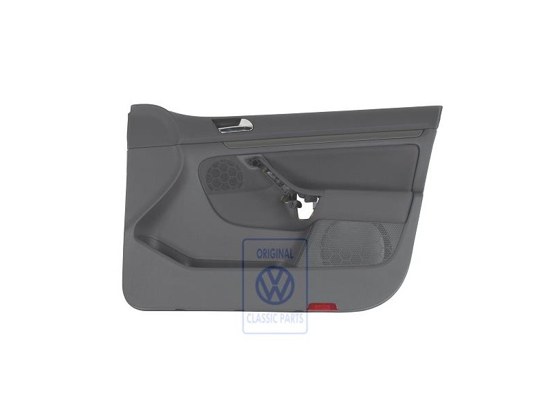Genuine VW Door Panel Trim (Cloth) Anthracite - 1K4867012DBRDC