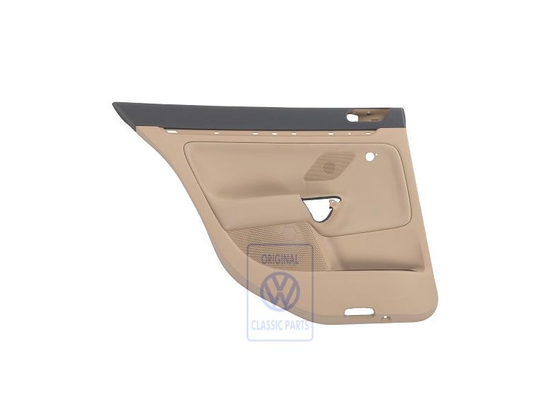 Genuine VW Door Panel Trim (Cloth) Anthracite/Pure Beige - 1K6867211CNRDE