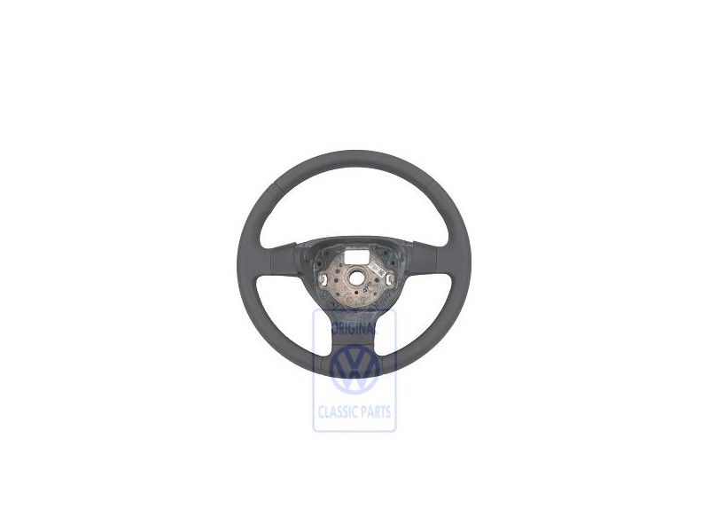 Genuine VW Steering Wheel (Leather) Anthracite - 1K0419091M 7B4