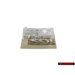 Genuine VW SDI Rear Boot Badge Emblem Chrome - 1K0853675M 739