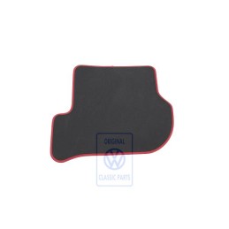 Genuine VW Floor Mat Anthracite/Flash Red - 1K0864451B WNS