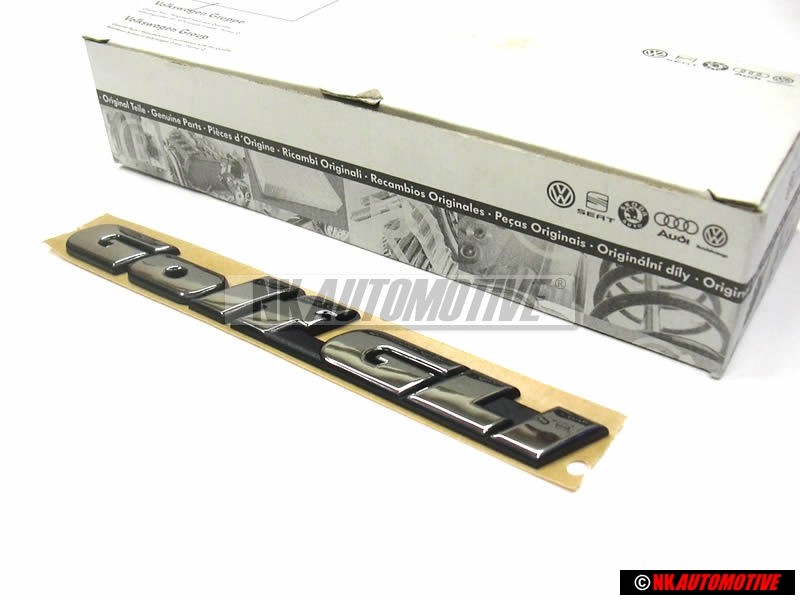 Genuine VW Golf GLI Rear Trunk Boot Badge Emblem - 1H6853687AGZ10