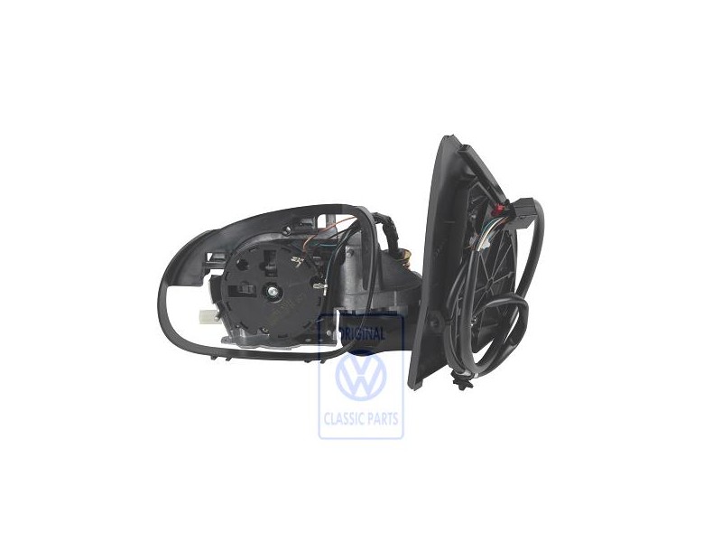 Genuine VW Exterior Mirror Housing Satin Black - 1K2857507A 9B9