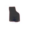 Genuine VW Floor Mat Anthracite/Flash Red - 1K1864436K WNS