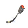 Genuine VW Belt Latch Satin Black/Fire Red - 1K3857755A QVZ