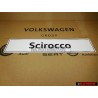Genuine VW Scirocco Number Plate (Self-Adhesive) - 1K8071801B