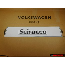 Genuine VW Scirocco Number Plate (Self-Adhesive) - 1K8071801B