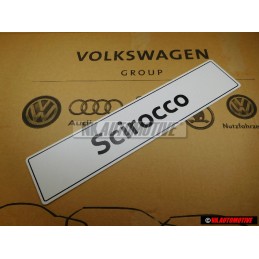 Genuine VW Scirocco Number Plate (Self-Adhesive) - 1K8071801B
