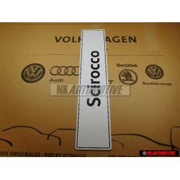 Genuine VW Scirocco Number Plate (Self-Adhesive) - 1K8071801B
