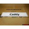 Genuine VW Caddy Number Plate (Self-Adhesive) - 2K0071801B