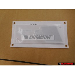 Genuine Audi S7 Rear Badge Emblem Chrome Red - 4G8853735 2ZZ