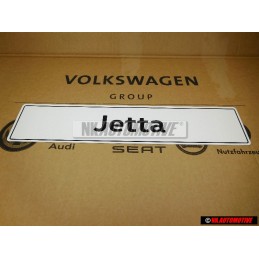 Genuine VW Jetta Number Plate (Self-Adhesive) - 5C6071801A