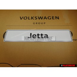 Genuine VW Jetta Number Plate (Self-Adhesive) - 5C6071801A