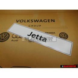 Genuine VW Jetta Number Plate (Self-Adhesive) - 5C6071801A