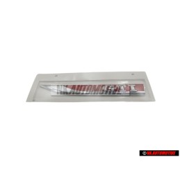 Genuine VW GTI Side Badge Emblem Chrome Red - 5G0853688ASJZQ
