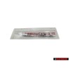 Genuine VW GTI Side Badge Emblem Chrome Red - 5G0853688ASJZQ