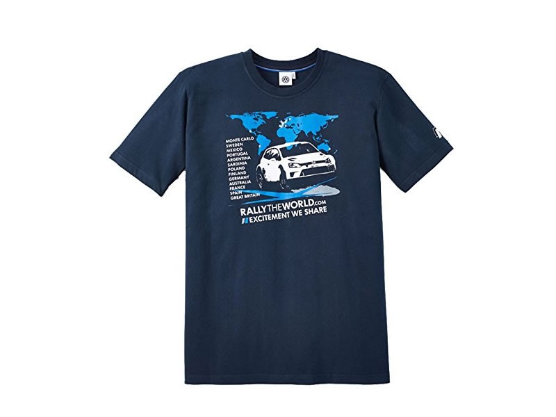 Genuine VW Motorsport T-Shirt Dark Blue - 6RV084200A BRL
