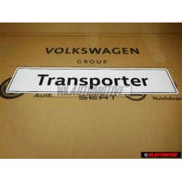Genuine VW Transporter Number Plate (Self-Adhesive) - 7E0071801A
