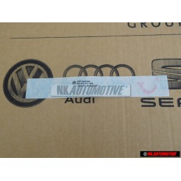 Genuine VW Film Lettering Silver - 1K0853431 1W4