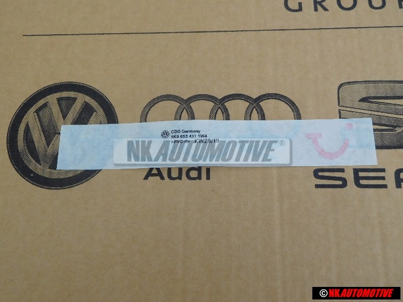Genuine VW Film Lettering Silver - 1K0853431 1W4