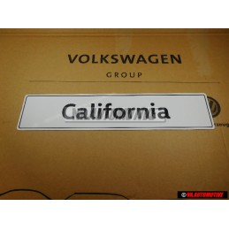 Genuine VW California Number Plate (Self-Adhesive) - 7H7071801A