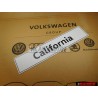 Genuine VW California Number Plate (Self-Adhesive) - 7H7071801A