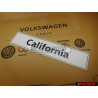 Genuine VW California Number Plate (Self-Adhesive) - 7H7071801A
