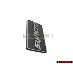Genuine VW SYNCRO Side Badge Emblem Satin Black/Chrome Special - 191853688K GX2