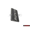 Genuine VW SYNCRO Side Badge Emblem Satin Black/Chrome Special - 191853688K GX2