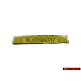 Genuine VW HIGHLINE Rear Boot Badge Emblem Purple Violet Chrome - 1E0853687B H44