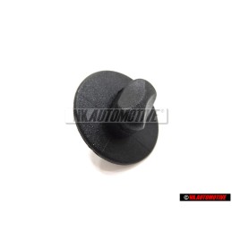 Genuine VW Knob For Floor Cover Satin Black - 3D0864851 B41