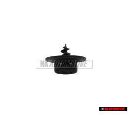 Genuine VW Knob For Floor Cover Satin Black - 3D0864851 B41