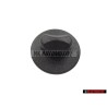 Genuine VW Knob For Floor Cover Satin Black - 3D0864851 B41
