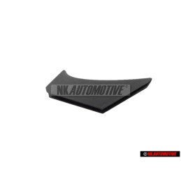 Genuine VW Cover Cap Satin Black - 1H5807245 01C