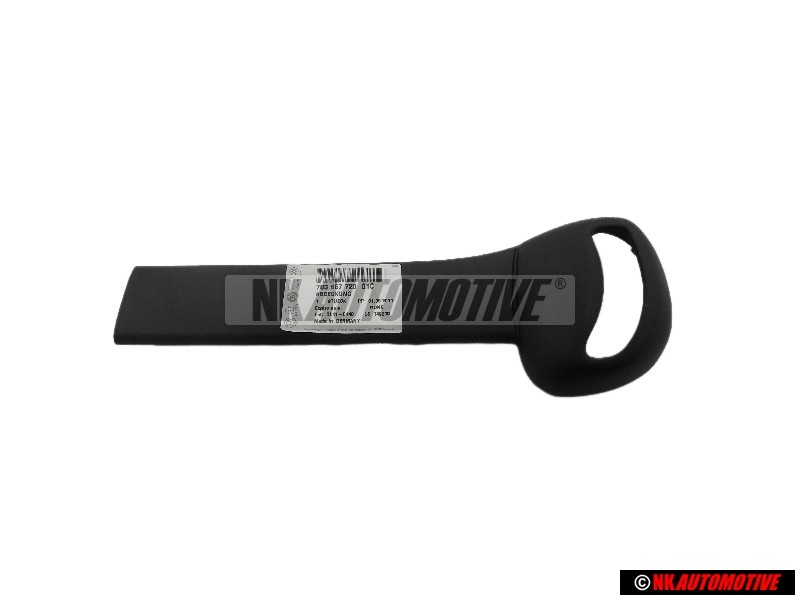 Genuine VW Cover Satin Black - 703857720 01C