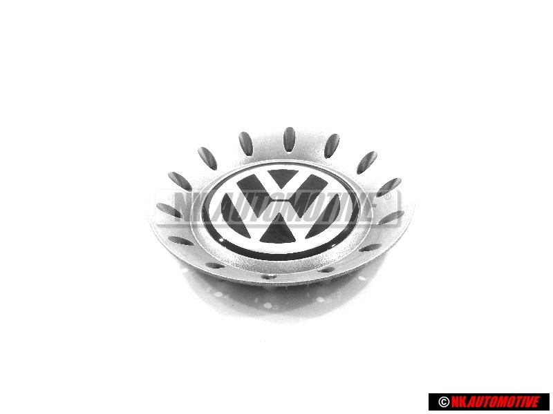 Genuine VW Hup Cap Brilliant Chrome/Dolomite Grey - 1C0601149B GRB