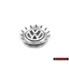 Genuine VW Hup Cap Brilliant Chrome/Dolomite Grey - 1C0601149B GRB