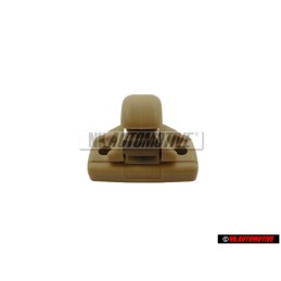 Genuine VW Retainer For Sun Visor Pure Beige - 3B0857561B 7G8