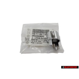 Genuine VW Press Stud Chrome - 7H0711333C 2ZZ