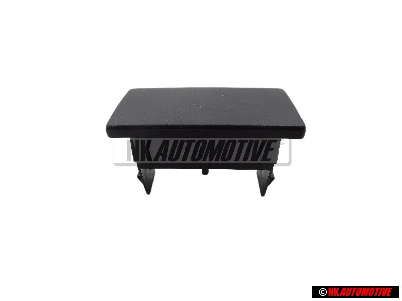 Genuine VW Dummy Cover Satin Black - 1H0858180 01C