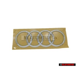 Genuine Audi Rings Rear Boot Badge Emblem Chrome - 4G9853742 2ZZ