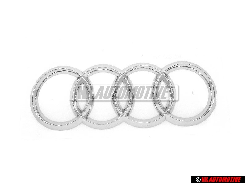Genuine Audi Rings Rear Boot Badge Emblem Chrome - 4K8853742 2ZZ