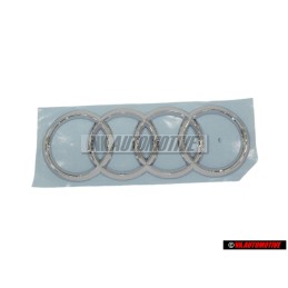 Genuine Audi Rings Rear Boot Badge Emblem Chrome - 8W6853742 2ZZ