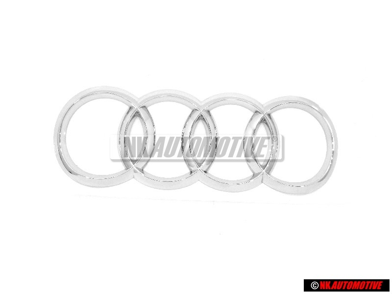 Genuine Audi Rings Rear Boot Badge Emblem Chrome - 8W8853742 2ZZ