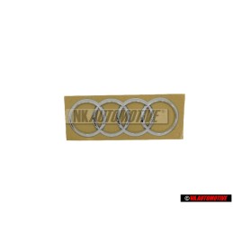 Genuine Audi Rings Rear Boot Badge Emblem Chrome - 8T0853742D 2ZZ