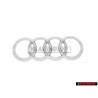 Genuine Audi Rings Rear Boot Badge Emblem Chrome - 8P0853742A 2ZZ